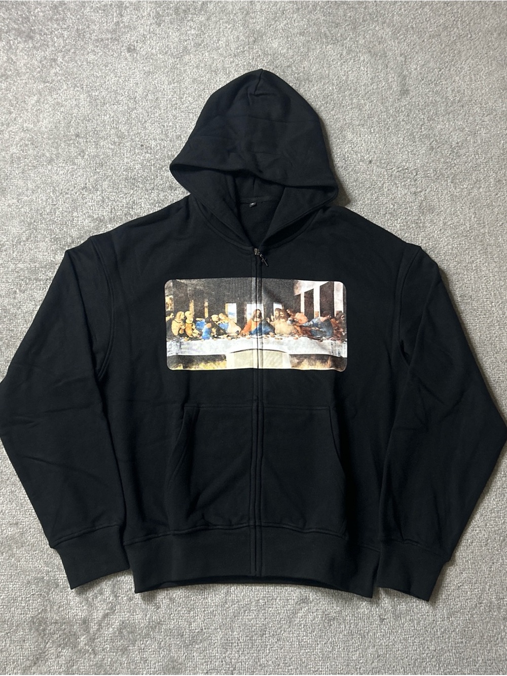 The Last Supper Zip Up Hoodie M